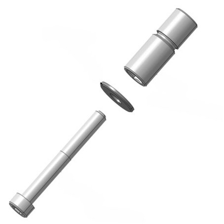 Adaptateur Rizoma LP321B pour Proguard,valable pour BMW R Nine T 1200 (1piece)