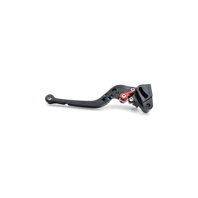 Kupplungshebel aus Ergal mit Einstellung, eloxiert schwarz für Kawasaki ZZR 400/600, ER6N- ER6F 06-10, Versys 650 08-, Z 750 05-07, ZX-7R