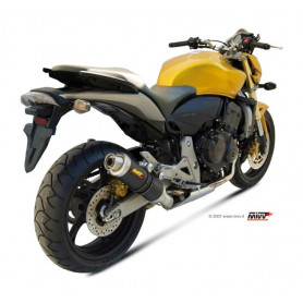 Muffler Street Legal GP cylindrical Carbon Honda Hornet 600 07-
