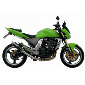 Muffler Street Legal GP cylindrical Carbon Kawasaki Z 1000 03-06