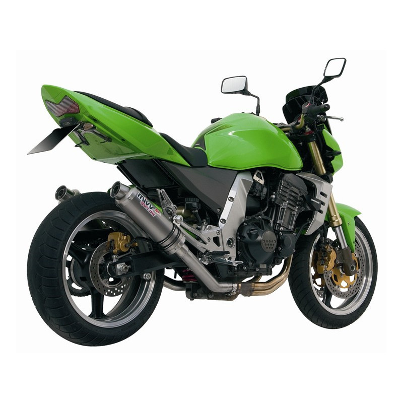 Homologierter Endschalldämpfer Mivv Rund GP Titan Kawasaki Z 1000 03-06
