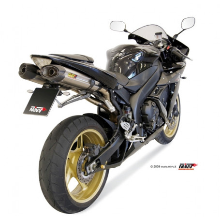 Terminal homologado Mivv Suono acero inoxidable Yamaha R1 04-06 | MotoGM