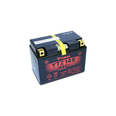 Batería Yuasa YTZ14S 11,2A, positivo SX | MotoGM