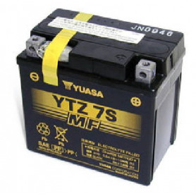 Batería Yuasa YTZ7S 6A, positivo DX | MotoGM