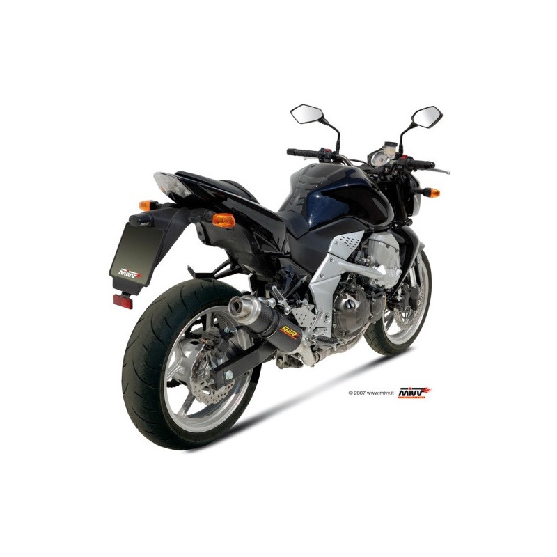 Terminale omologato Mivv Tondo GP Carbonio Kawasaki Z 750 07 | MotoGM