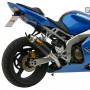Silencieux Homologués Mivv rond GP Carbone Kawasaki ZX-6 03-04