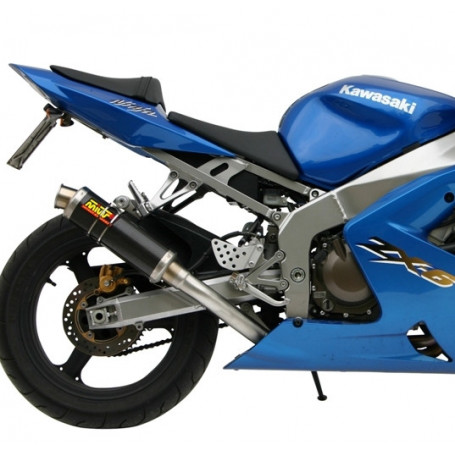 Terminale omologato Mivv Tondo GP Carbonio Kawasaki ZX-6 03-04