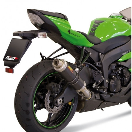 Terminal homologado Mivv Redondo GP Carbono Kawasaki ZX-6R 09-