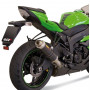 Silencieux Homologués Mivv rond GP Carbone Kawasaki ZX-6R 09-