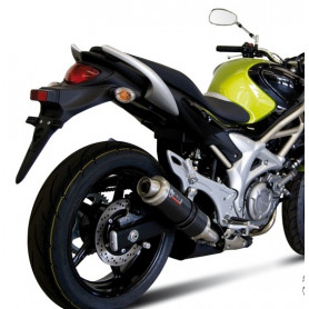Terminal homologado Mivv Redondo GP carbono Suzuki Gladius
