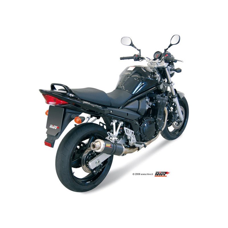 Homologierter Endschalldämpfer Mivv Rund GP Carbon Suzuki GSF 650 Bandit 05-06