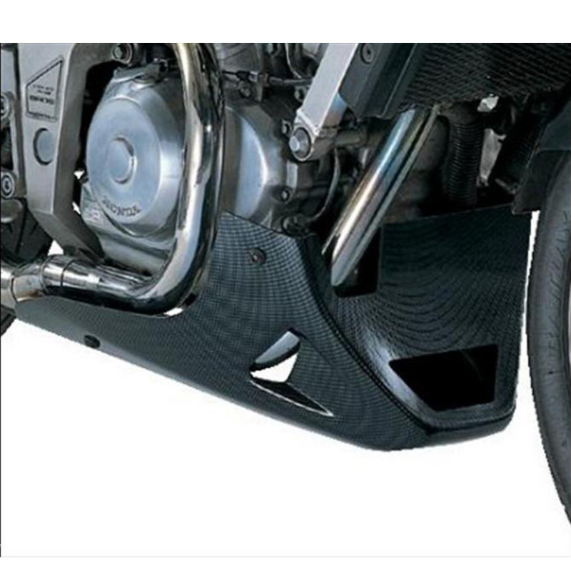 Taco protector de motor Powerbronze in ABS negro para Honda NTV 650, Deauville