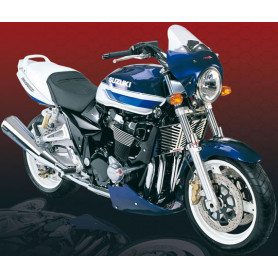 Taco protector de motor Powerbronze in ABS negro para Suzuki GSX 1400