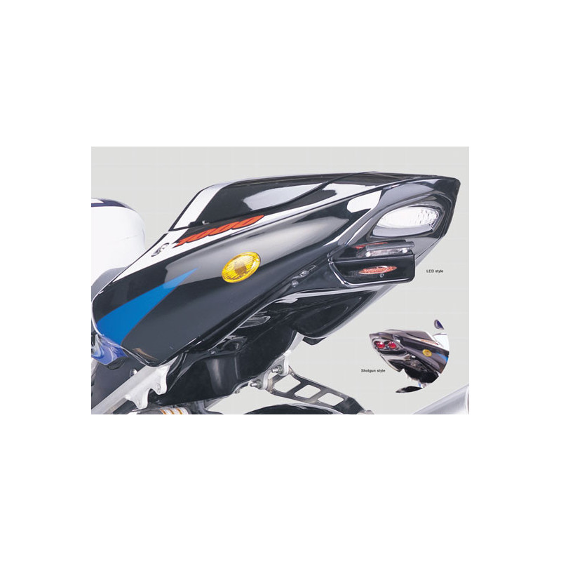 Heckverkleidung Powerbronze abs schwarz mit Scheinwerfer Led für Suzuki GSX-R 600 01-03, 750 00-03, 1000 01-02 Heckverkleidung Powerbronze abs schwarz mit Scheinwerfer Led für Suzuki GSX-R 600 01-03, 750 00-03, 1000 01-02