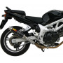 Silencieux Homologués Mivv rond GP Carbone Suzuki SV 650 98-02