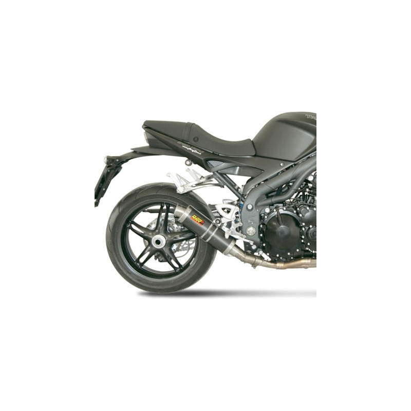 Silencieux Homologués Mivv rond GP Carbone Triumph Speed Triple 1050 07-