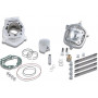 Cylindre Alu Malossi 80 CC deux segments H20 pour Moteur Derbi euro 3 (D50BO)
