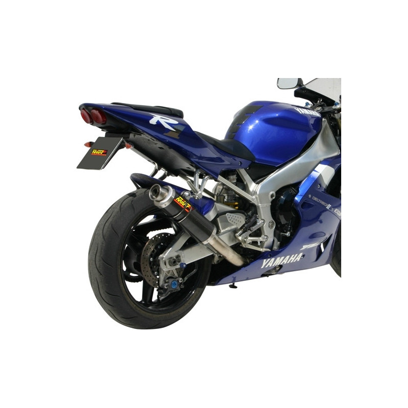 Silencieux Homologués Mivv rond GP Carbone Yamaha R1 98-01