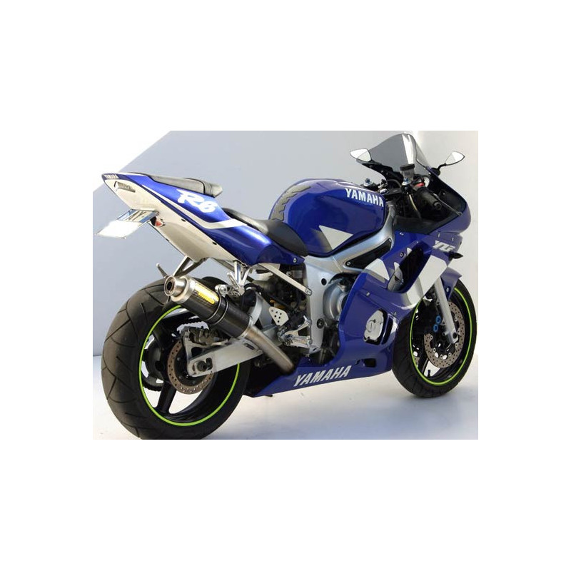 Terminal homologado Mivv Redondo GP carbono Yamaha R6 99-02