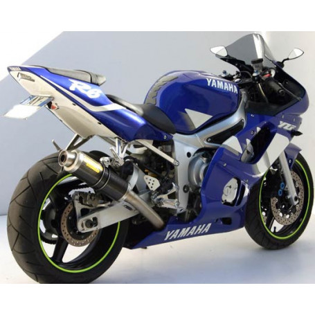 Silencieux Homologués Mivv rond GP Carbone Yamaha R6 99-02