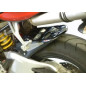 Schutzblech hinten Powerbronze in ABS schwarz für Ducati 848/1098/1198