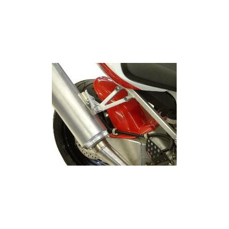 Garde Boue Powerbronze en plastique noir pour Honda VTR 1000 SP1