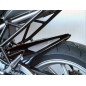 Guardabarros trasero Powerbronze in ABS negro para Kawasaki Versys