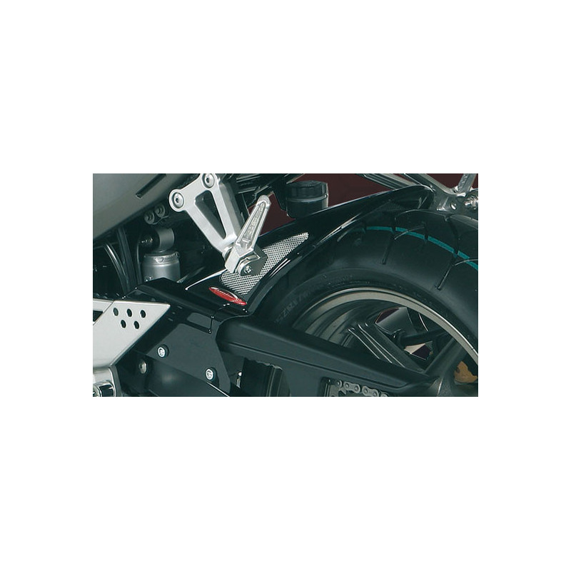 Guardabarros trasero Powerbronze in ABS negro para Kawasaki Z-750 07-, Z-750 S -06