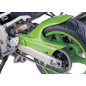 Garde Boue Powerbronze en plastique noir pour Kawasaki ZR-7