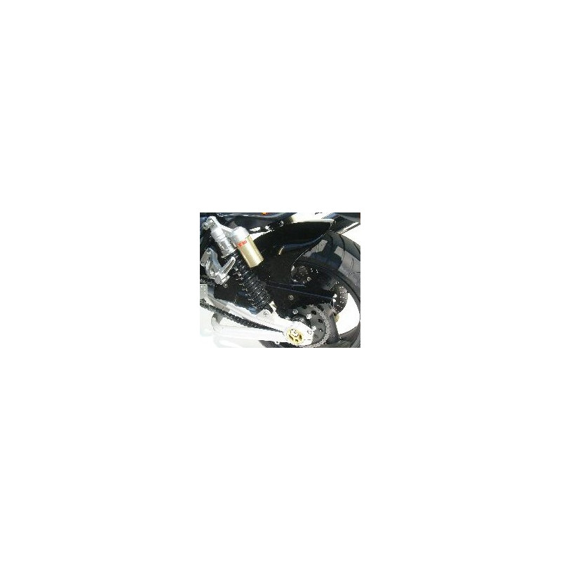 Schutzblech hinten Powerbronze in ABS schwarz für Kawasaki ZX-12 R