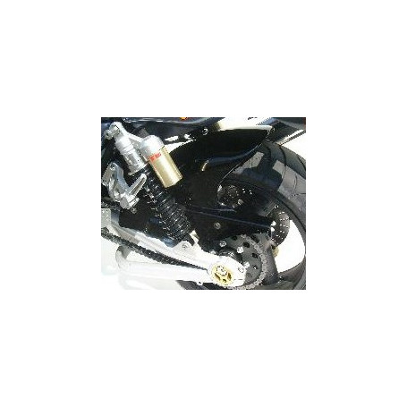 Parafango posteriore Powerbronze in ABS nero per Kawasaki ZX-12 R