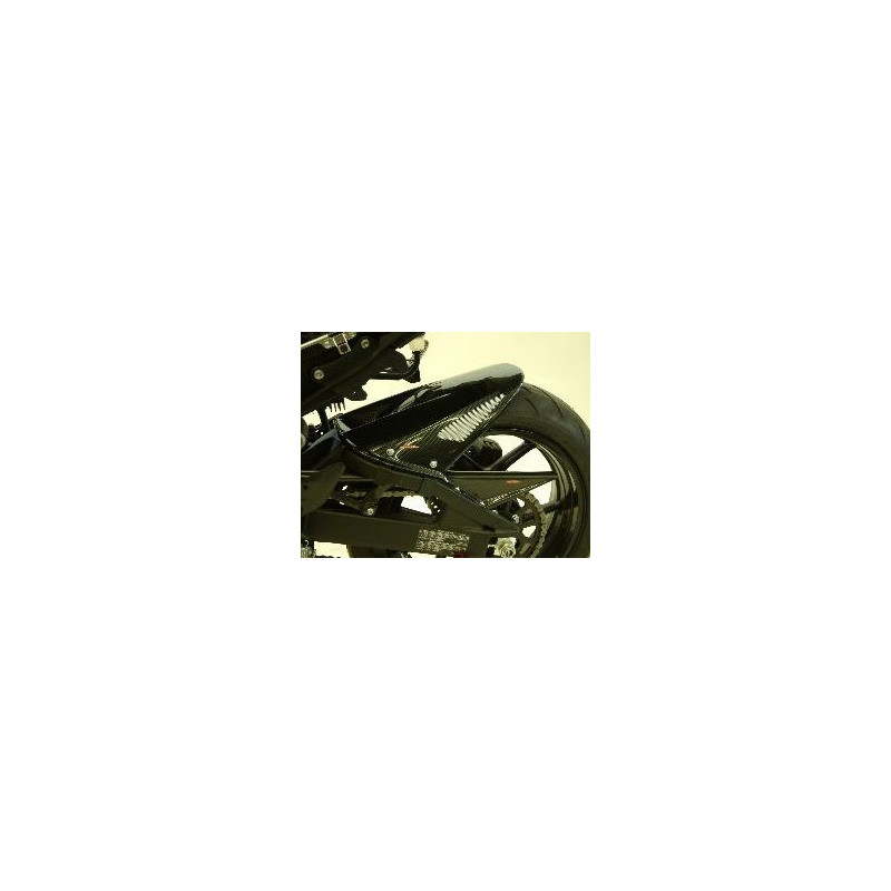 Guardabarros trasero Powerbronze in ABS negro para Kawasaki ZX-6R 07-08