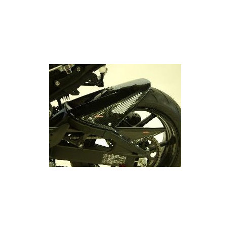 Schutzblech hinten Powerbronze in ABS schwarz für Kawasaki ZX-6R 07-08