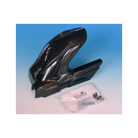 Guardabarros trasero Powerbronze in ABS negro para Yamaha Fazer 6… | MotoGM