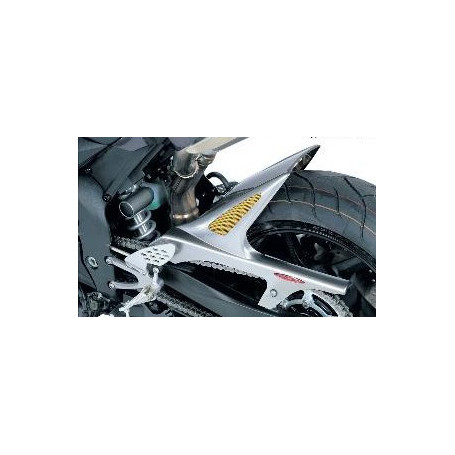Guardabarros trasero Powerbronze in ABS negro para Yamaha R1 04-06 | MotoGM