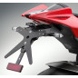 Rizoma "Fox" license plate holder, light Included for Aprilia RSV4