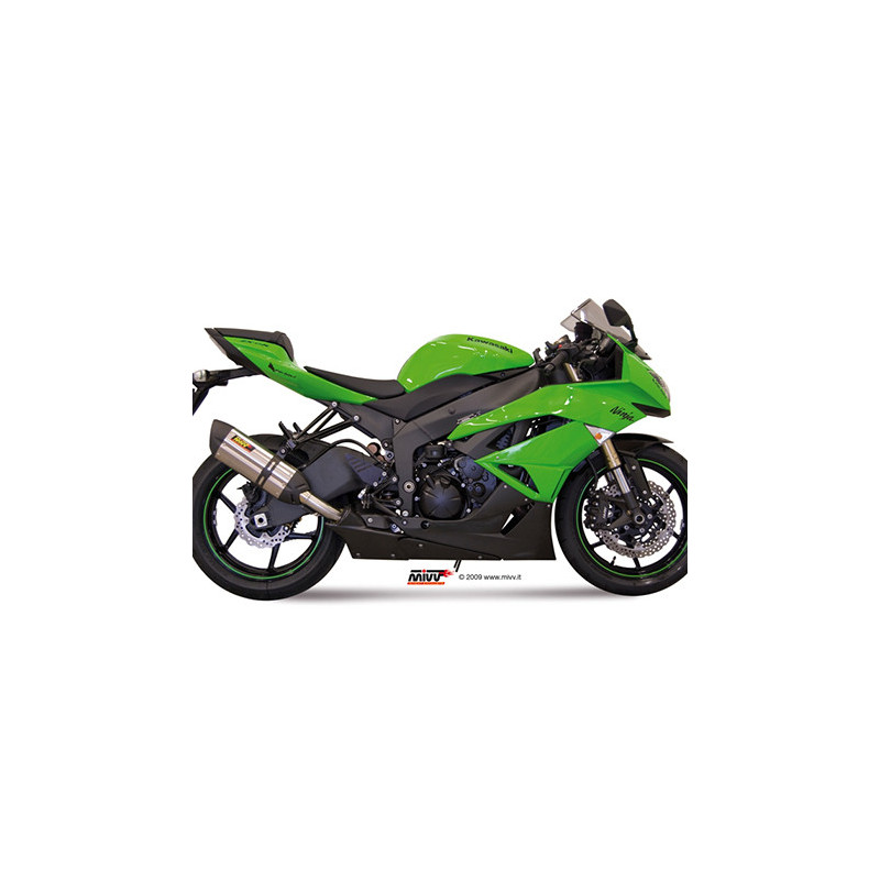 Terminal homologado Mivv Suono acero inoxidable Kawasaki ZX-6R 09-15
