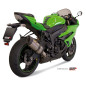 Terminal homologado Mivv Suono Steel Black Kawasaki ZX-6R 09-