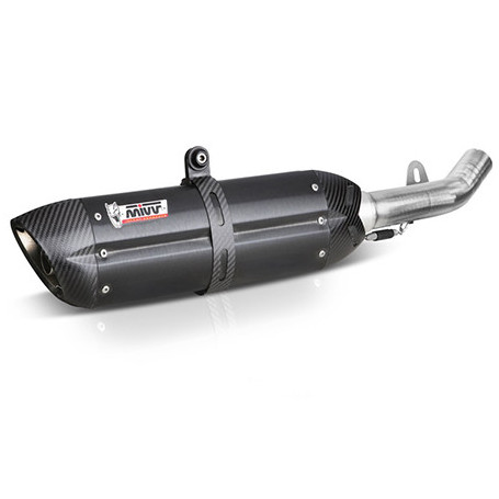 Muffler Street Legal Mivv Suono Steel Black Triumph Street Triple 07-