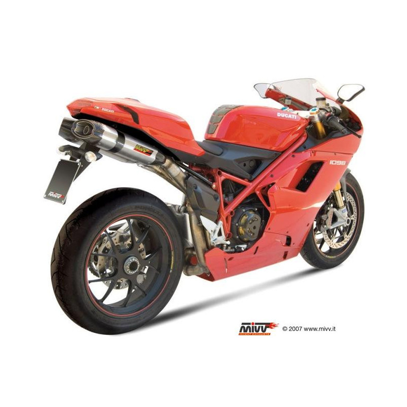 Silencieux Homologués Mivv Suono Inox Ducati 848/1098/1198