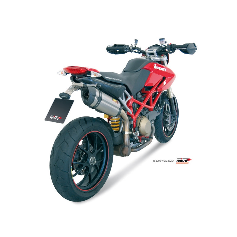 Muffler Street Legal Suono Full titanium Ducati Hypermotard