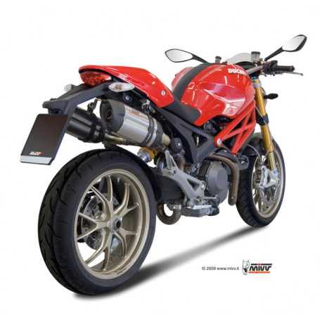Terminale omologato Mivv Suono Inox Ducati Monster 696/1100 08-