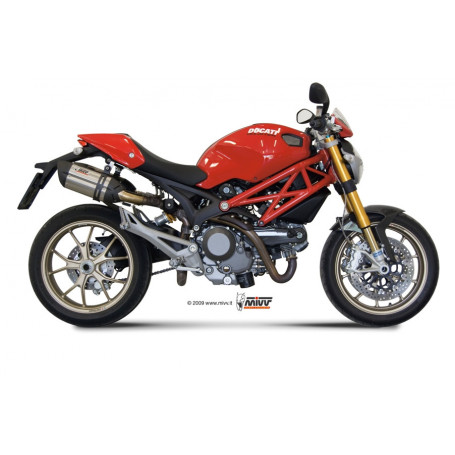 Homologierter Endschalldämpfer Mivv Suono Edelstahl Ducati Monster 696/1100 08-