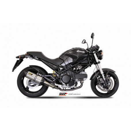 Homologierter Endschalldämpfer Mivv Suono Edelstahl Ducati Monster 695 06-