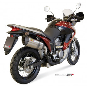 Muffler Street Legal Mivv Suono Inox Honda Transalp 700 08-