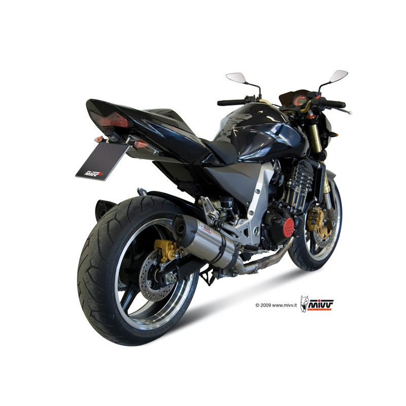 Muffler Street Legal Mivv Suono Inox Kawasaki Z 1000 03-06