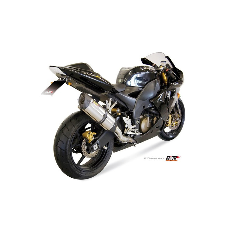 Terminal homologado Mivv Suono acero inoxidable Kawasaki ZX 10R 04-05