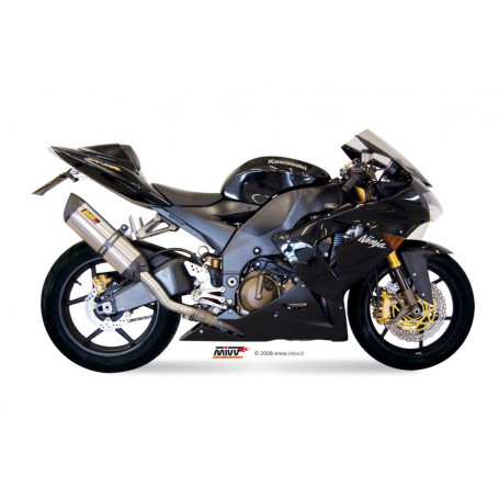 Homologierter Endschalldämpfer Mivv Suono Voll-Titan Kawasaki ZX 10R 08-