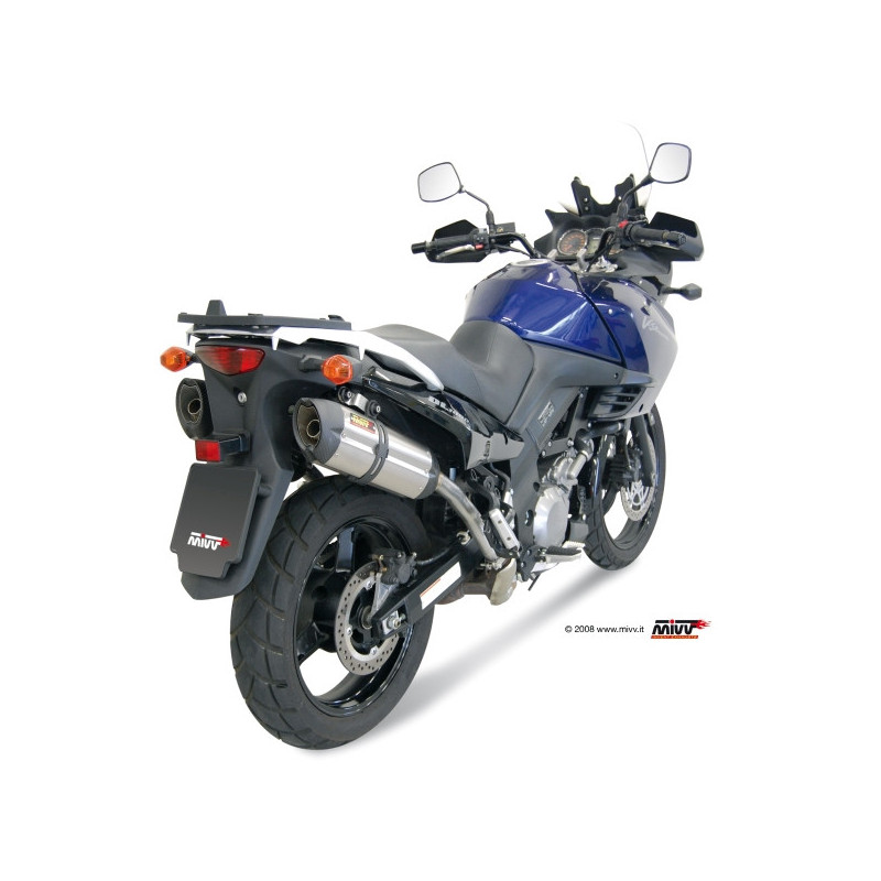 Terminal homologado Mivv Suono acero inoxidable Suzuki V-Strom 1000 05-