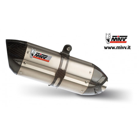 Silencieux Homologués Mivv Suono Inox Suzuki Gladius 09-